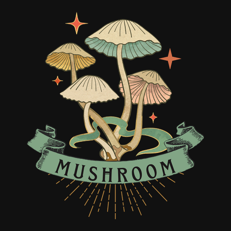 Artistshot Trending Colorful Vintage Mushroom Graphic T-shirt | Artistshot