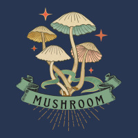 Artistshot Trending Colorful Vintage Mushroom Men Denim Jacket | Artistshot