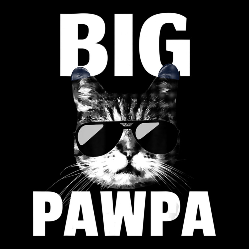 Black And White Cat Kitten Big Pawpa Pocket T-Shirt by longho | Artistshot