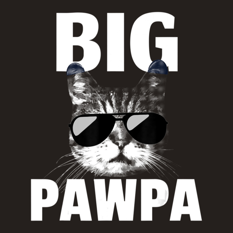 Black And White Cat Kitten Big Pawpa Tank Top by longho | Artistshot