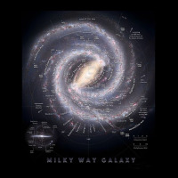 Milky Way Galaxy Map Legging | Artistshot