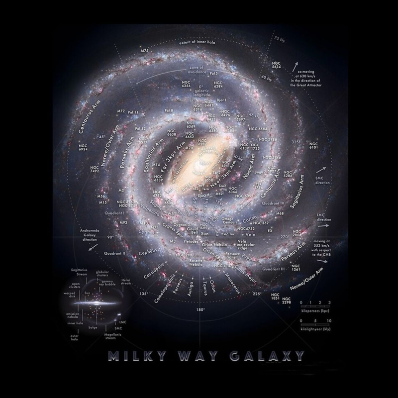 Milky Way Galaxy Map Legging by santospeter | Artistshot