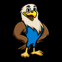 Cute Anthropomorphic Human-like Cartoon Character Bald Eagle In Clothe Zipper Hoodie | Artistshot