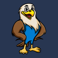 Cute Anthropomorphic Human-like Cartoon Character Bald Eagle In Clothe Men Denim Jacket | Artistshot