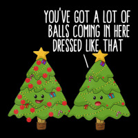 Christmas Trees Pun Joke You've Got A Lot Of Balls Xmas Gag Adjustable Cap | Artistshot