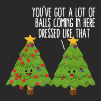 Christmas Trees Pun Joke You've Got A Lot Of Balls Xmas Gag Printed Hat | Artistshot