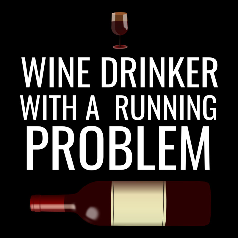 Wine Drinker With A Running Problem Maternity Scoop Neck T-shirt by Cypryanus | Artistshot