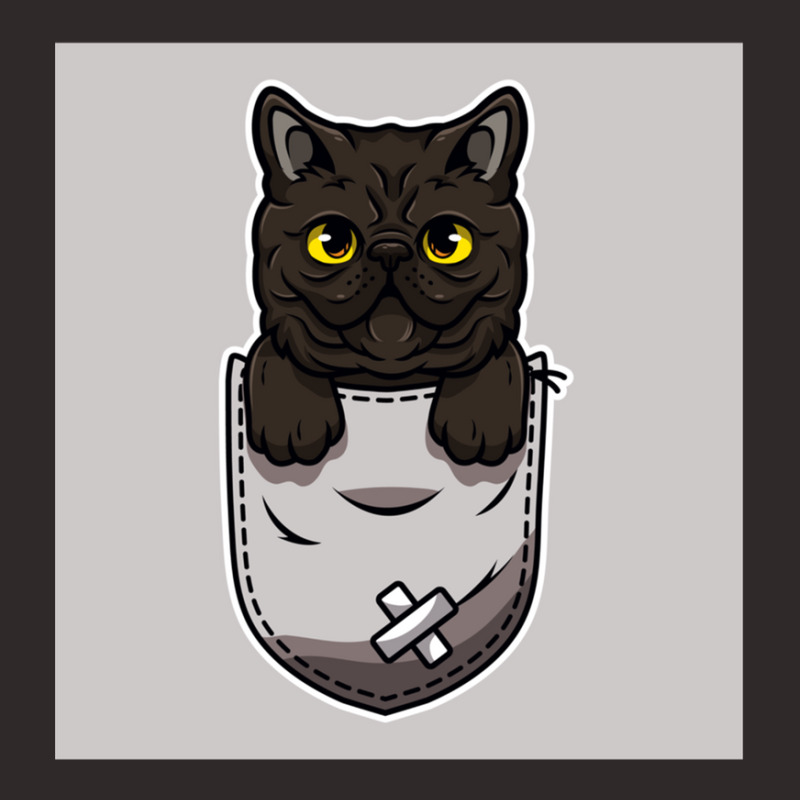 Cute Pet Cat Cartoon That Comes Out Pocket Pouch .png Racerback Tank by JamesLong | Artistshot