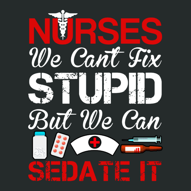 Nurses Sedate It Women's Triblend Scoop T-shirt by nbobatiga | Artistshot