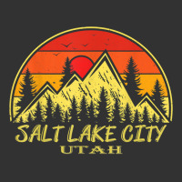 Vintage Salt Lake City Utah Ut Mountains Hiking Souvenir T Shirt Baby Bodysuit | Artistshot