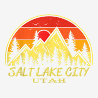 Vintage Salt Lake City Utah Ut Mountains Hiking Souvenir T Shirt Youth 3/4 Sleeve | Artistshot