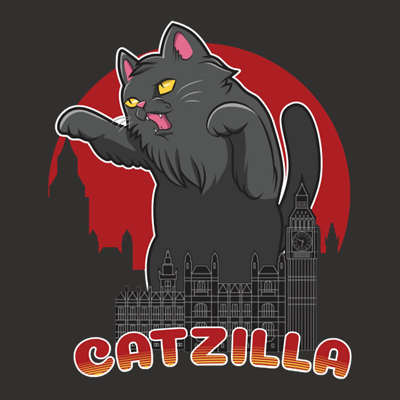 Trending Catzilla Playing On The City Building Champion Hoodie | Artistshot