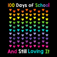 Cute 100 Days Of School And Still Loving It Hearts 100th T Shirt Fleece Short | Artistshot