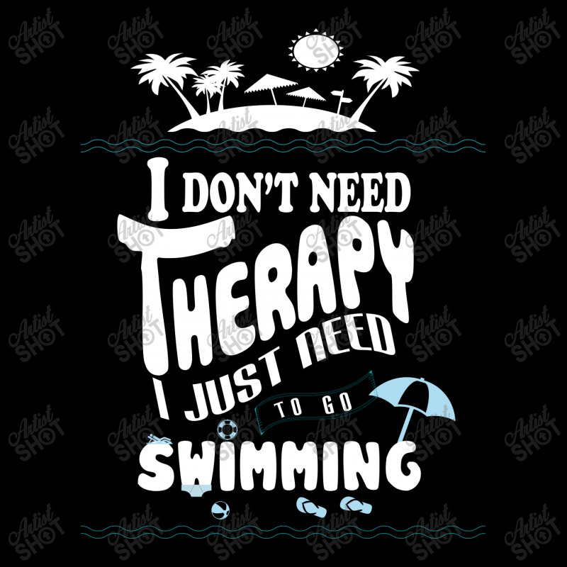 I Don't Need Therapy I Just Need To Go Swimming (3) Cropped Sweater by hoainv | Artistshot