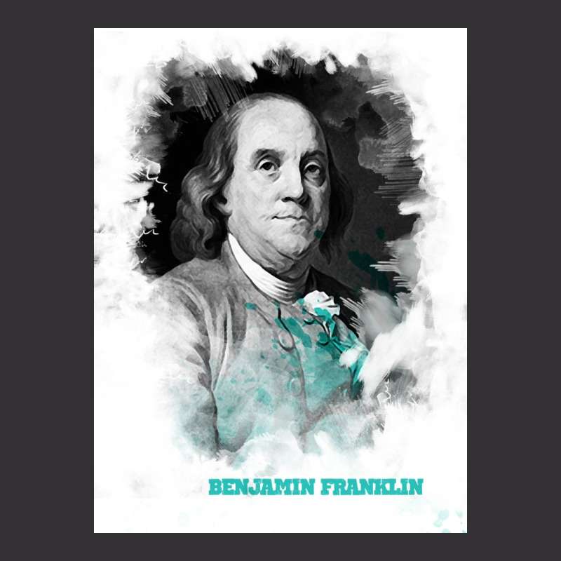 Benjamin Franklin Painting Art Vintage Hoodie | Artistshot