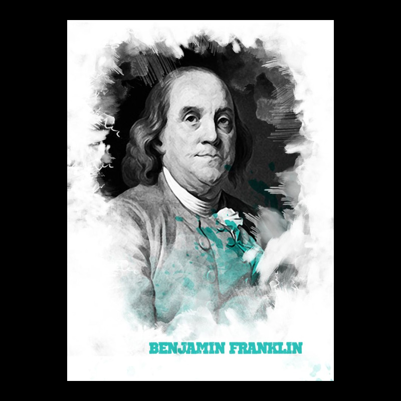 Benjamin Franklin Painting Art Lightweight Hoodie | Artistshot