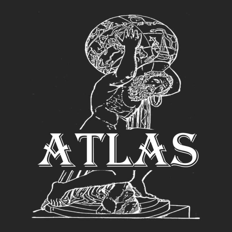 Atlas Greek Mythology Ladies Fitted T-Shirt by eimeadjodiej | Artistshot