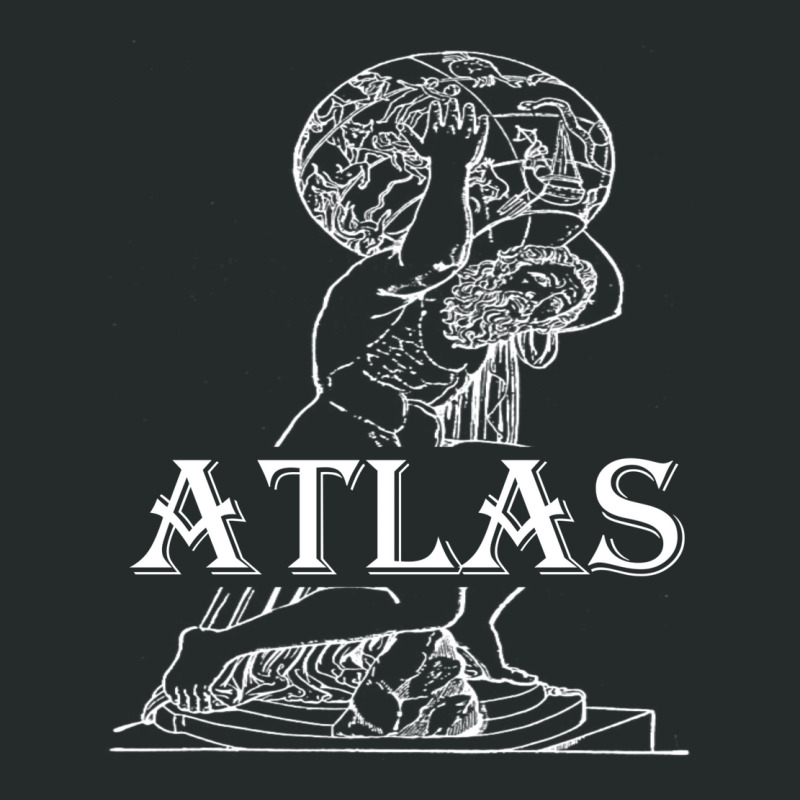 Atlas Greek Mythology Women's Triblend Scoop T-shirt by eimeadjodiej | Artistshot