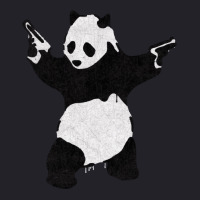 Banksy Armed Panda With Guns Green Unisex Sherpa-lined Denim Jacket | Artistshot