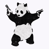 Banksy Armed Panda With Guns Green Tank Top | Artistshot