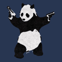 Banksy Armed Panda With Guns Green Men Denim Jacket | Artistshot