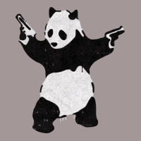 Banksy Armed Panda With Guns Green Vintage Short | Artistshot