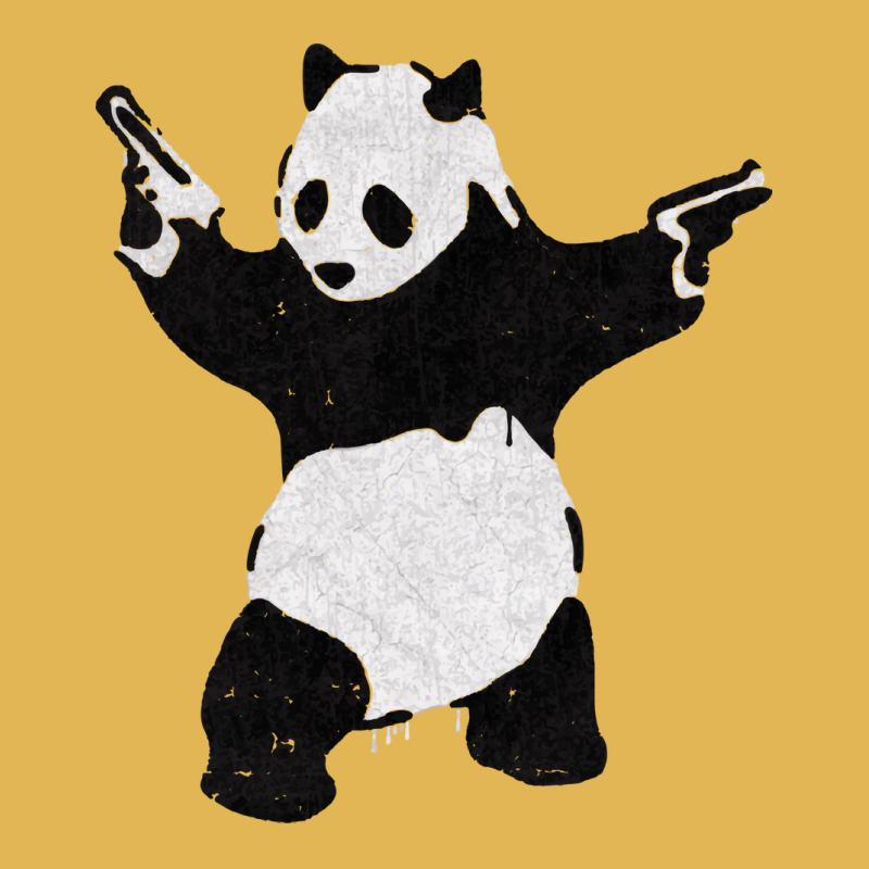 Banksy Armed Panda With Guns Green Vintage Hoodie And Short Set by zwicklruhsanw | Artistshot