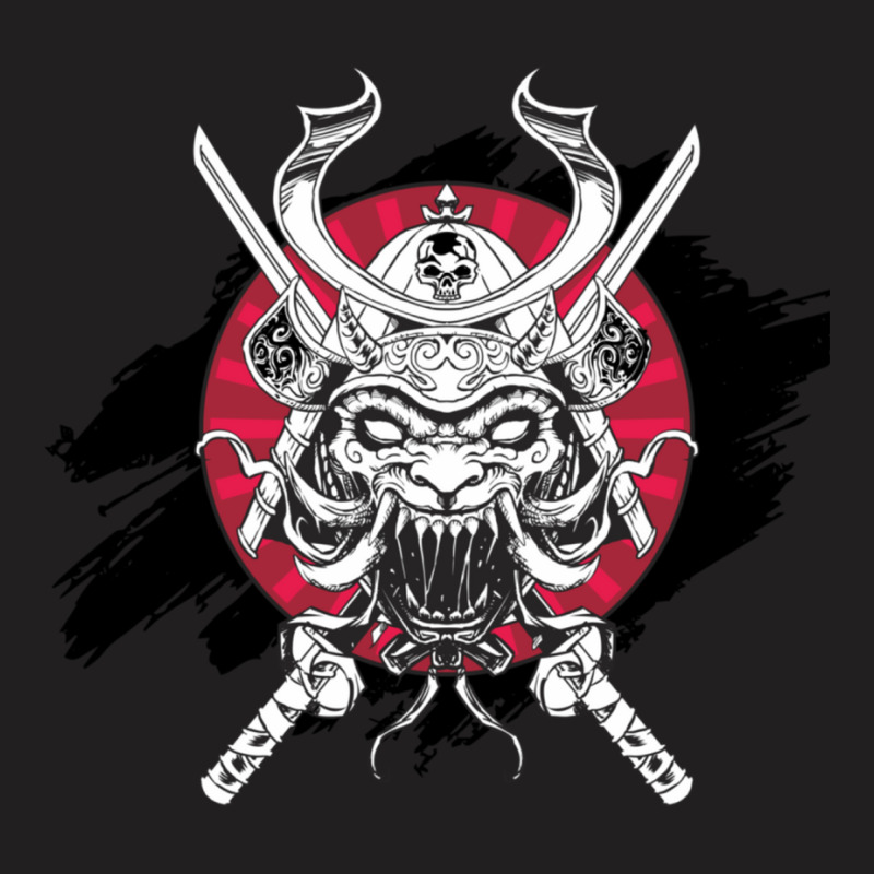 Samurai Skull T-Shirt by apolitery | Artistshot