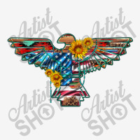 Thunderbird With Usa Flag And Sunflowers Adjustable Cap | Artistshot