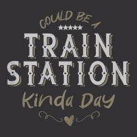 Womens Could Be A Train Station Kinda Day, Vintage Country Music T Shi Vintage Hoodie | Artistshot