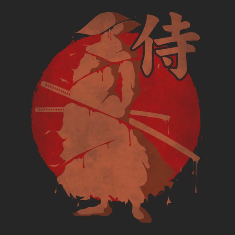 Samurai Warrior Ladies Fitted T-Shirt by apolitery | Artistshot