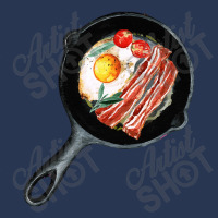 Bacon And Sunny Side Up Eggs  Breakfast Pan Of Bacons, Egg And Ladies Denim Jacket | Artistshot