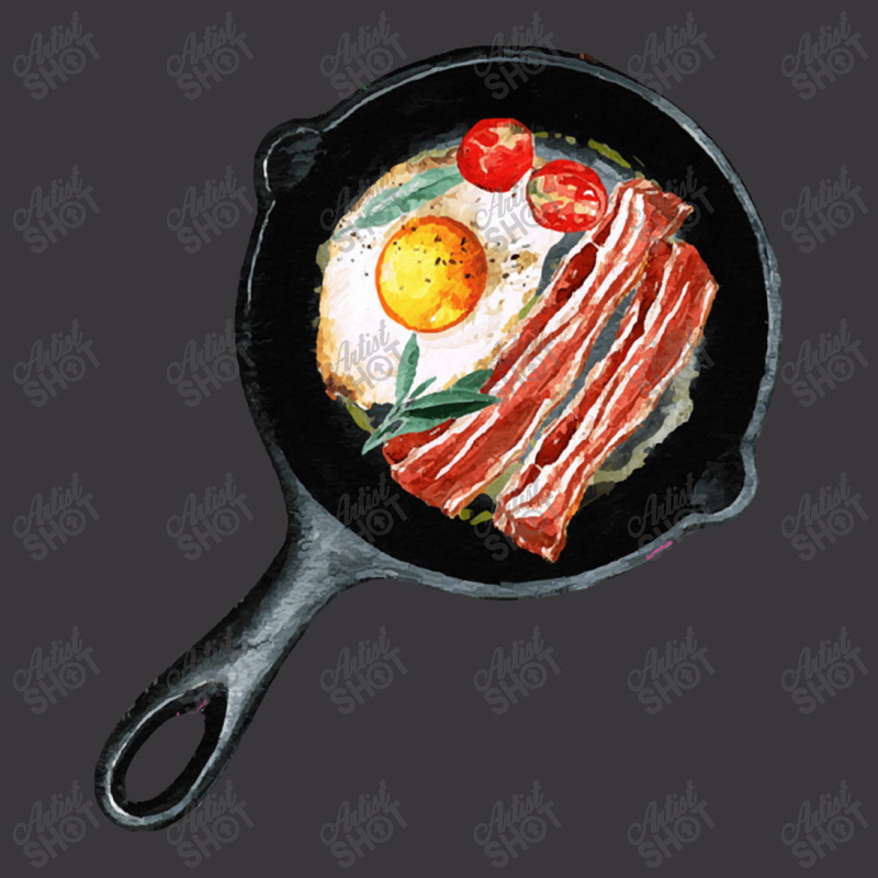 Bacon And Sunny Side Up Eggs  Breakfast Pan Of Bacons, Egg And Ladies Curvy T-Shirt by tomjerrycrush39 | Artistshot