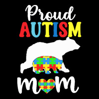 Autism Awareness T  Shirt Womens Proud Autism Mom Puzzle Autism Awaren Zipper Hoodie | Artistshot