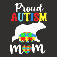 Autism Awareness T  Shirt Womens Proud Autism Mom Puzzle Autism Awaren Champion Hoodie | Artistshot