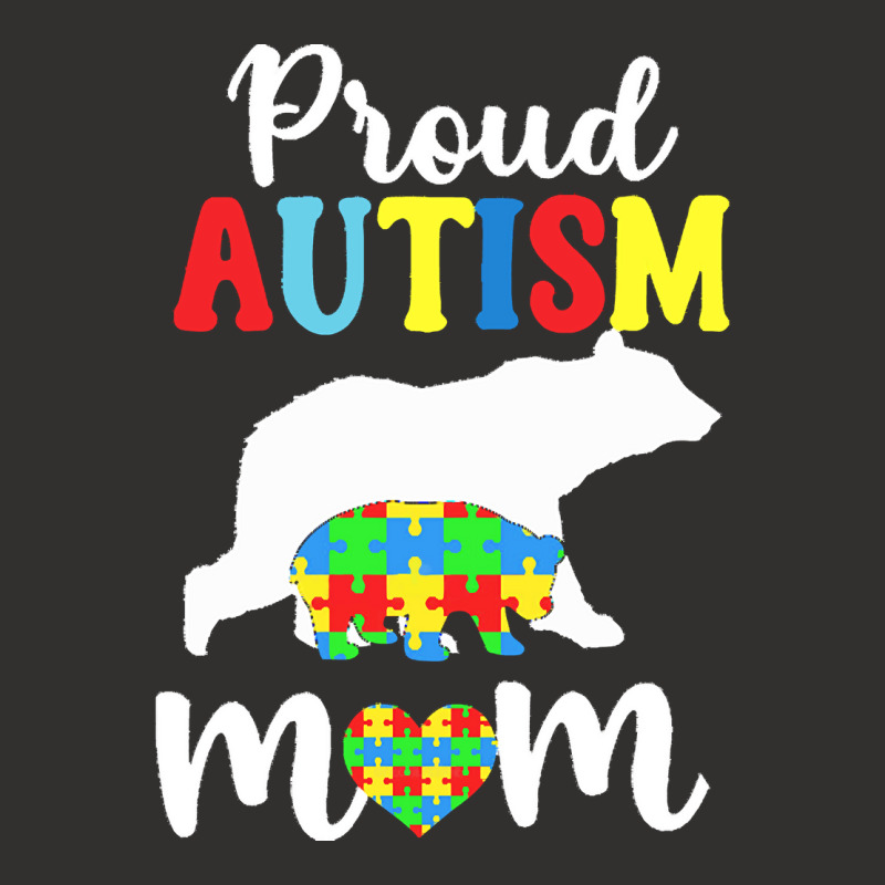 Autism Awareness T  Shirt Womens Proud Autism Mom Puzzle Autism Awaren Champion Hoodie by vmcdermott132 | Artistshot