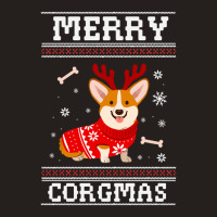 Merry Corgmas Ugly Sweater Tank Top | Artistshot