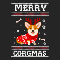 Merry Corgmas Ugly Sweater Unisex Hoodie | Artistshot