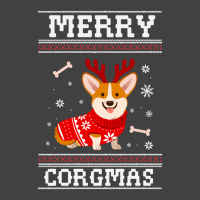 Merry Corgmas Ugly Sweater Vintage T-shirt | Artistshot