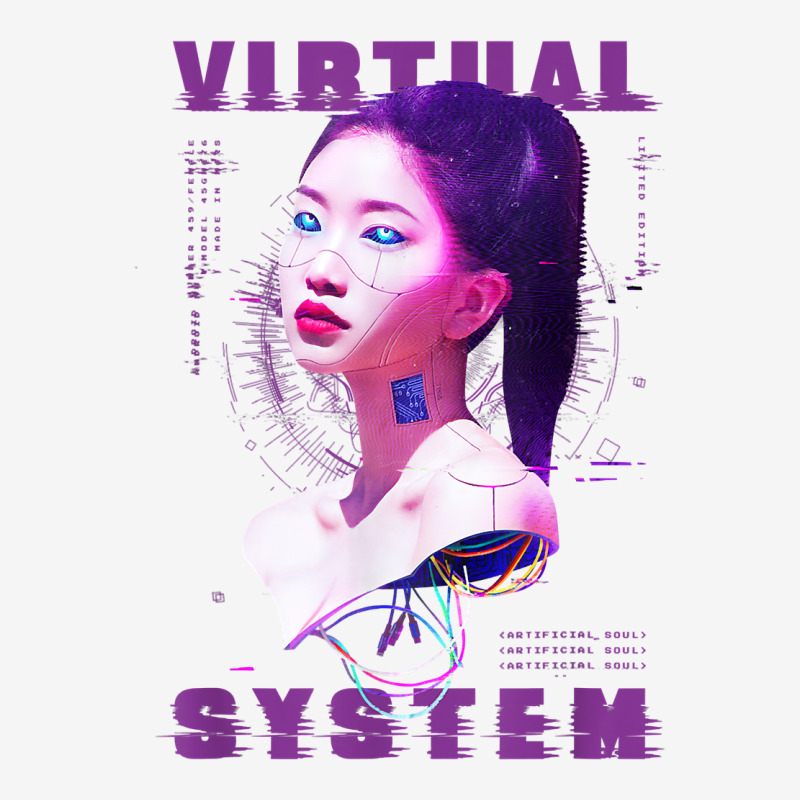 Futuristic Aesthetic Cyberpunk Style Virtual Cyborg T Shirt Adjustable Cap by kaykemyjoa | Artistshot