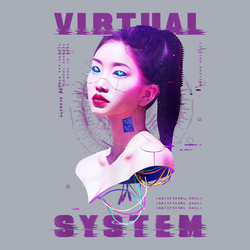 Futuristic Aesthetic Cyberpunk Style Virtual Cyborg T Shirt Tank Dress by kaykemyjoa | Artistshot