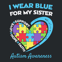 Autism Sister T  Shirt Autism Sister Crewneck Sweatshirt | Artistshot