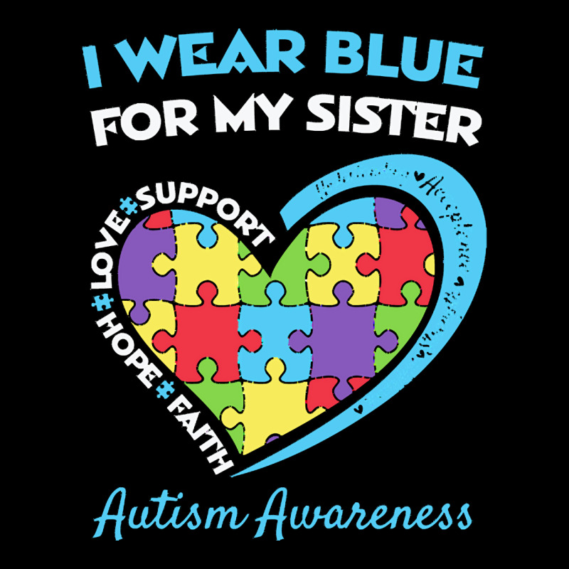 Autism Sister T  Shirt Autism Sister Fleece Short by vmcdermott132 | Artistshot