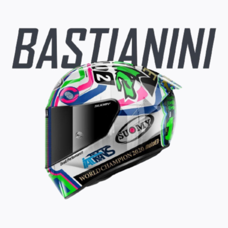 Enea Bastianini Helmet (2) T-Shirt by WILLIAMWARNER | Artistshot