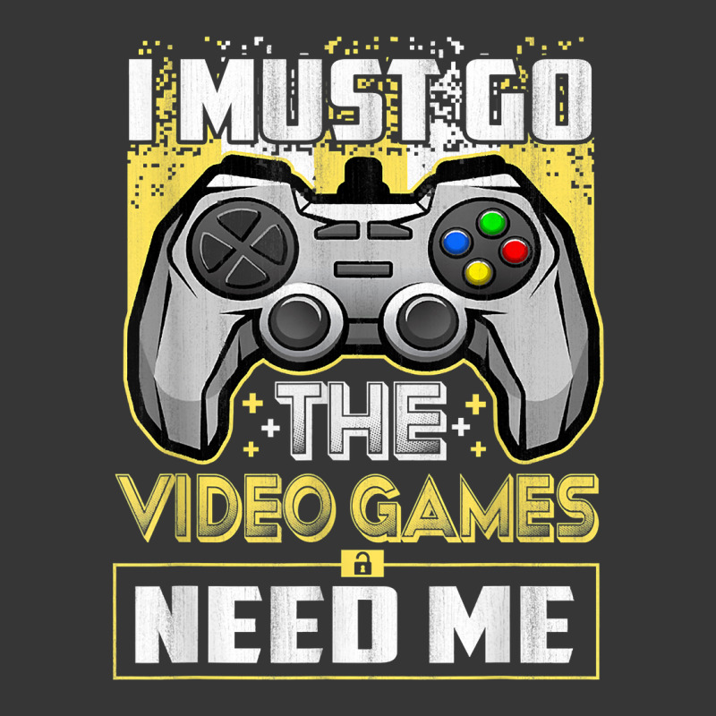 I Must Go The Video Games Need Me Funny Gamer Gaming T Shirt Toddler Hoodie by atereabag | Artistshot