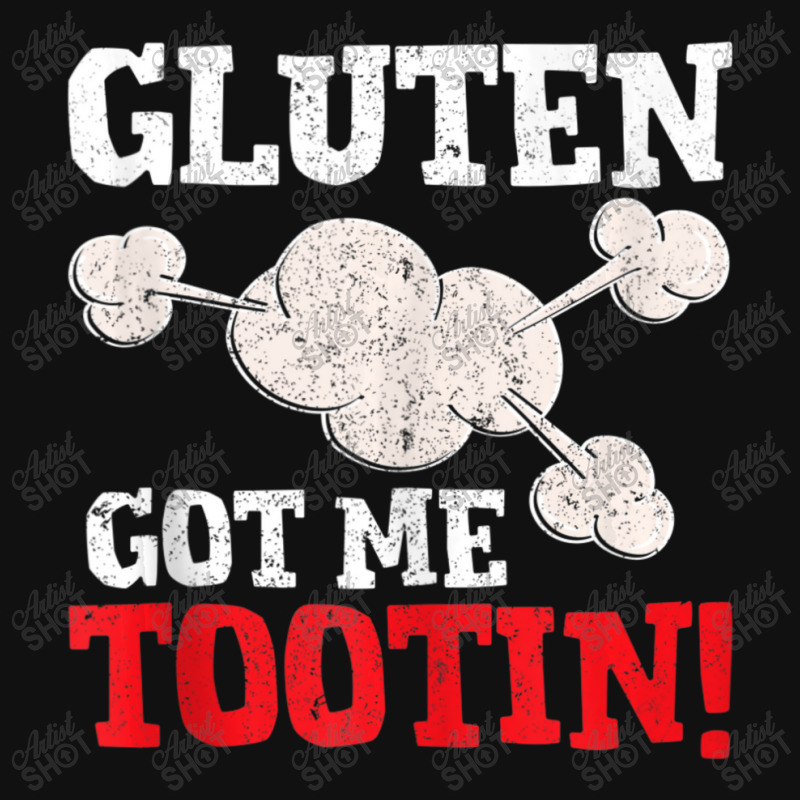 Gluten Got Me Tootin Wheat Barley Free Joke Baby Bibs | Artistshot