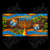 Hanukkah With Candlestick Adjustable Cap | Artistshot