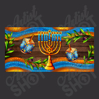 Hanukkah With Candlestick Vintage Hoodie | Artistshot