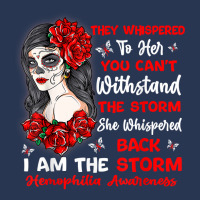 I Am The Storm Afro Hippie Hemophilia Warrior T Shirt Men Denim Jacket | Artistshot