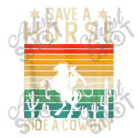 Horse Riding Adult Joke Save A Horse Ride A Cowboy Sticker | Artistshot